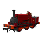 Private Owner  L Class Manning Wardle Saddle Tank 0-6-0ST, Plain Red Livery, DCC Sound