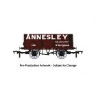 Private Owner 7 Plank Wagon RCH 1907 195, 'Annesley Colliery Co Ltd', Brown Livery