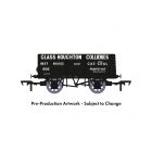 Private Owner 7 Plank Wagon RCH 1907 606, 'Glass Houghton Collieries', Black Livery