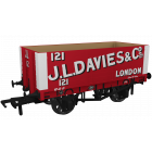 Private Owner 7 Plank Wagon RCH 1907 121, 'J L Davies & Co', Red Livery, -