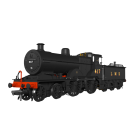 LMS (Ex MR) 483 Class 4-4-0, 417, LMS Black (Revised) Livery, DCC Ready