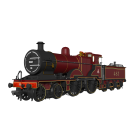 MR 483 Class 4-4-0, 483, MR Maroon Livery, DCC Sound