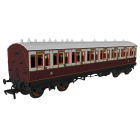 LNWR 48' 'Evolution' Third Non-Corridor 2410, LNWR Lined White & Plum Livery