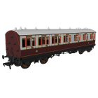 LNWR 48' 'Evolution' Composite Non-Corridor 4220, LNWR Lined White & Plum Livery