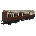 GWR 48' 'Evolution' Brake Third Non-Corridor 1476, GWR Chocolate & Cream (Garter Crest) Livery