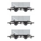 BR 16T Steel Mineral Wagon B100925, B221412 & B247055, BR Grey Livery 1/108