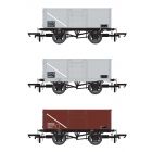 BR 16T Steel Mineral Wagon B255909, B156124 & B81569, BR Grey Livery 1/108