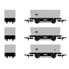 BR 21T Hopper Wagon B415421, B415150 & B415827, BR Grey Livery