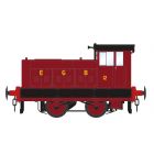 Private Owner Ruston & Hornsby 88DS 0-4-0, No.12, 'Eastern Gas Board - Tottenham', Dark Red Livery, DCC Sound