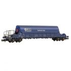 Private Owner PBA Bogie Tank Wagon 33 70 9382 068, 'ECC', Blue Livery, Weathered