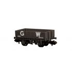 GWR 5 Plank Wagon, 9' Wheelbase 19818, GWR Grey (large GW) Livery