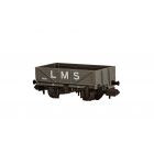 LMS 5 Plank Wagon, 9' Wheelbase 24361, LMS Grey Livery