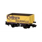 Private Owner 7 Plank Wagon, End Door No. 79, 'Cadbury Bournville', Yellow Livery