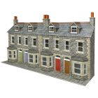 Terraced House Fronts in Stone, Low Relief