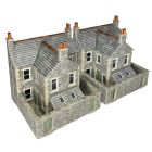 Terraced House Backs in Stone, Low Relief