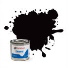 No 85 Coal Black - Satin - Enamel Paint - 14ml Tinlet