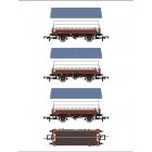 BR KAV 21T Coil A Wagon B949152, B949163 & B949140, BR Bauxite Livery Triple Pack