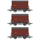 SR Mixed Diag. 1478 & Diag. 1479 Banana Van Transitional British Railways 1948-1950 Triple Pack