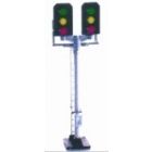 3-3 Aspect Home Signal, Red, Yellow, Green, Standard T Junction, Square Head