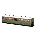SR (Ex L&B) L&B Third Centre Observation Coach 2466, SR Lined Maunsell Olive Green Livery