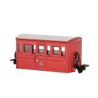Festiniog Railway (Ex FR) FR 'Bug Box' Third Class Coach 4, FR Red Livery