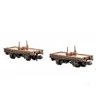 Single Bolster Wagons (Pair) Kit