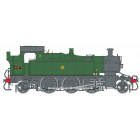 GWR 45XX Class Tank 2-6-2T, 4557, GWR Green (Shirtbutton) Livery, DCC Ready