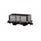 Private Owner 7 Plank Wagon, End Door No. 18,  'Small & Son', Grey Livery Livery