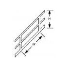 Stair Rail SRS-4 H:10.7mm W:19.1mm Length:150mm (Pack of 2)