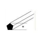 Pentagon Rod MRP-30 W:0.8mm Length:250mm (Pack of 10)