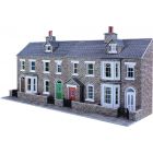 Terraced House Fronts in Stone, Low Relief