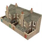 Terraced House Backs in Stone, Low Relief