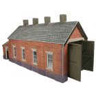Engine Shed Single Track in Red Brick