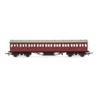 BR (Ex LMS) Stanier 57' Period III Third Non-Corridor M11886M, BR Maroon Livery