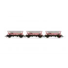 BR HAA Hopper 356106, 356107 & 356108, BR Railfreight Red Livery Three Wagon Pack