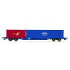 Touax, KFA, Container Wagon with 1 x 20' & 1 x 40' Containers - Era 11