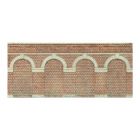Mid Level Arched Retaining Walls, Red Brick
