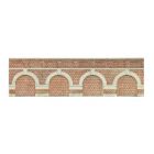 Low Level Arched Retaining Walls, Red Brick