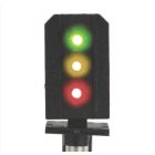 Sensor Signal, 3 Aspect Home Signal, Red, Yellow, Green, Standard, Square Head