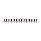 OO-9/HOe Setrack Code 80 Double Straight (Pack of 4)