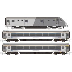 Dapol N Scale, 2D-017-101 Chiltern Railways Mk3 DVT Driving Van Trailer, 82305, Chiltern Railways (Revised) Livery, Dummy Unit - Not Motorised and seven Mk3 Coaches, Train Pack small image