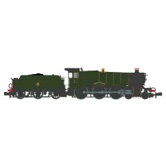 Dapol N Scale, 2S-001-009  BR (Ex GWR) 7800 'Manor' Class 4-6-0, 7810, 'Draycott Manor' BR Green (Early Emblem) Livery, DCC Ready small image