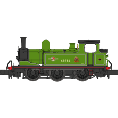 Dapol N Scale, 2S-022-007 BR (Ex LNER) J72 (Ex-NER E1) Class Tank 0-6-0T, 68736, BR 'LNER Apple Green' Livery Station Pilot, DCC Ready small image