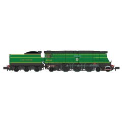 Dapol N Scale, 2S-034-001S SR Battle of Britain Class 4-6-2, 21C164, 'Fighter Command' SR Lined Malachite Green Livery, DCC Sound small image