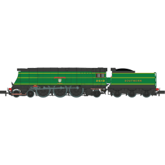 Dapol N Scale, 2S-034-004 West Country ‘Okehampton’ 21CC113 SR Malachite Green small image