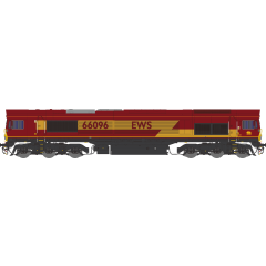 Dapol N Scale, 2D-066-002 EWS Class 66/0 Co-Co, 66096, EWS Livery, DCC Ready small image