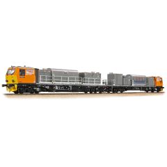 Bachmann Branchline OO Scale, 31-579SF Network Rail Windhoff MPV 2 Car MPV 98964 (DR98914 & DR98964), Network Rail Orange Livery, DCC Ready small image