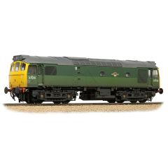 Bachmann Branchline OO Scale, 32-342 BR Class 25/2 Bo-Bo, D7525, BR Two-Tone Green (Full Yellow Ends) Livery, Weathered, DCC Ready small image