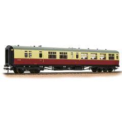 Bachmann Branchline OO Scale, 34-727 BR (Ex SR) Bulleid 63' Brake Third Semi-Open 15" Vents S4005, Set 847, BR Crimson & Cream Livery small image