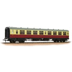 Bachmann Branchline OO Scale, 34-776 BR (Ex SR) Bulleid 63' Third Corridor 15" Vents S75, Set 847, BR Crimson & Cream Livery small image